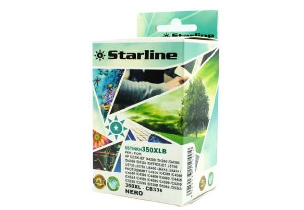 Immagine di Starline - Cartuccia ink Compatibile - per HP 350XL - Nero CB336EE