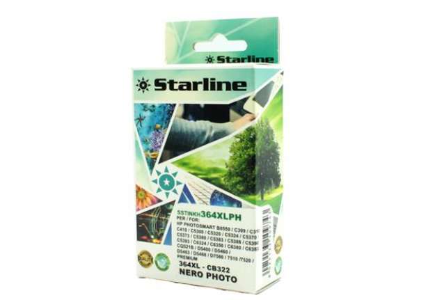 Immagine di Starline - Cartuccia ink Compatibile - per HP 364XL - Nero Photo - CB322E - 14,6ml