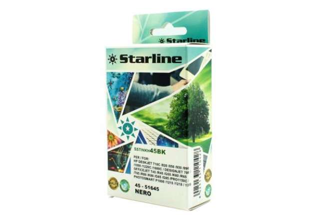 Immagine di Starline - Cartuccia ink Compatibile - per HP 45 - Nero -42ml