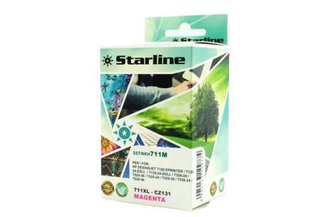 Immagine di Starline - Cartuccia ink Compatibile - per HP 711- Magenta - CZ131A - 26ml