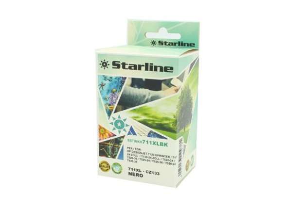 Immagine di Starline - Cartuccia ink Compatibile - per HP 711 - Nero - CZ133A - 73ml