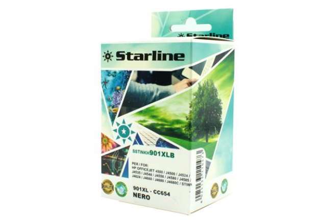 Immagine di Starline - Cartuccia ink Compatibile - per HP 901XL - Nero