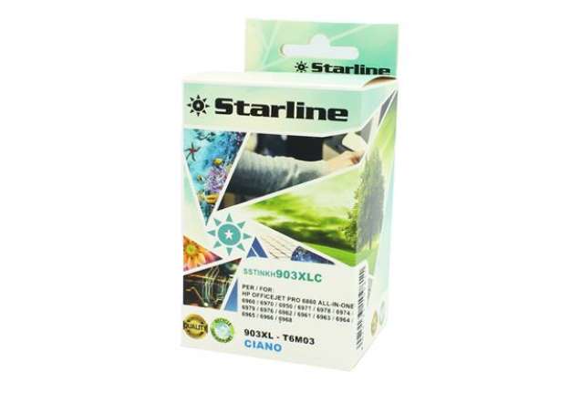 Immagine di Starline - Cartuccia ink Compatibile - per HP 903XL -Ciano