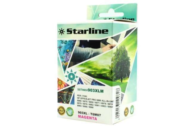 Immagine di Starline - Cartuccia ink Compatibile - per HP 903XL -Magenta -T6M07AE