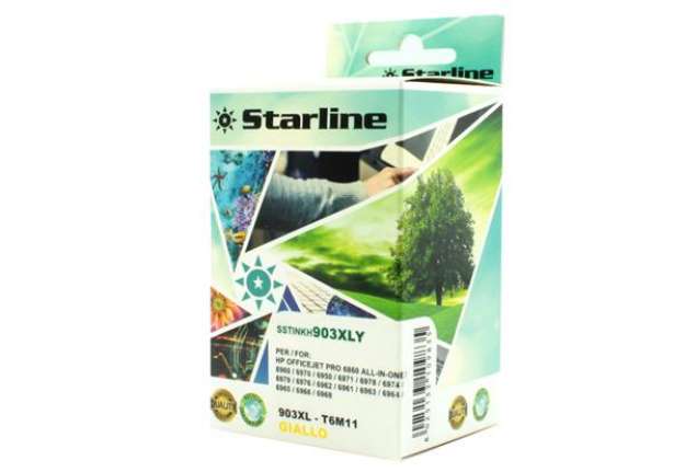 Immagine di Starline - Cartuccia ink Compatibile - per HP 903XL -Giallo