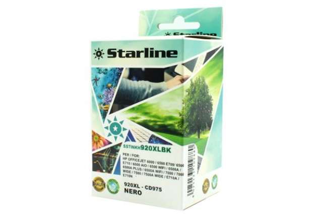 Immagine di Starline - Cartuccia ink Compatibile - per HP n. 920 e 920XL - Nero
