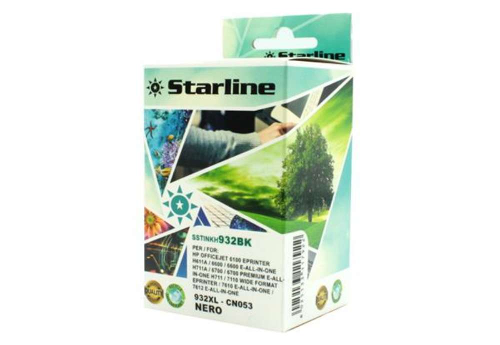 Immagine di Starline - Cartuccia ink Compatibile - per HP  932 - Nero - CN053AN - 32ml