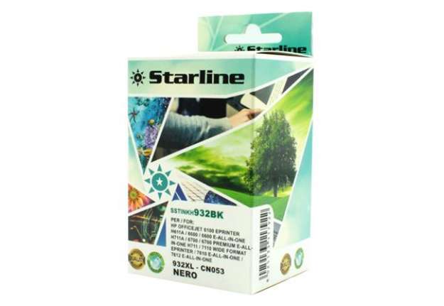 Immagine di Starline - Cartuccia ink Compatibile - per HP  932 - Nero - CN053AN - 32ml