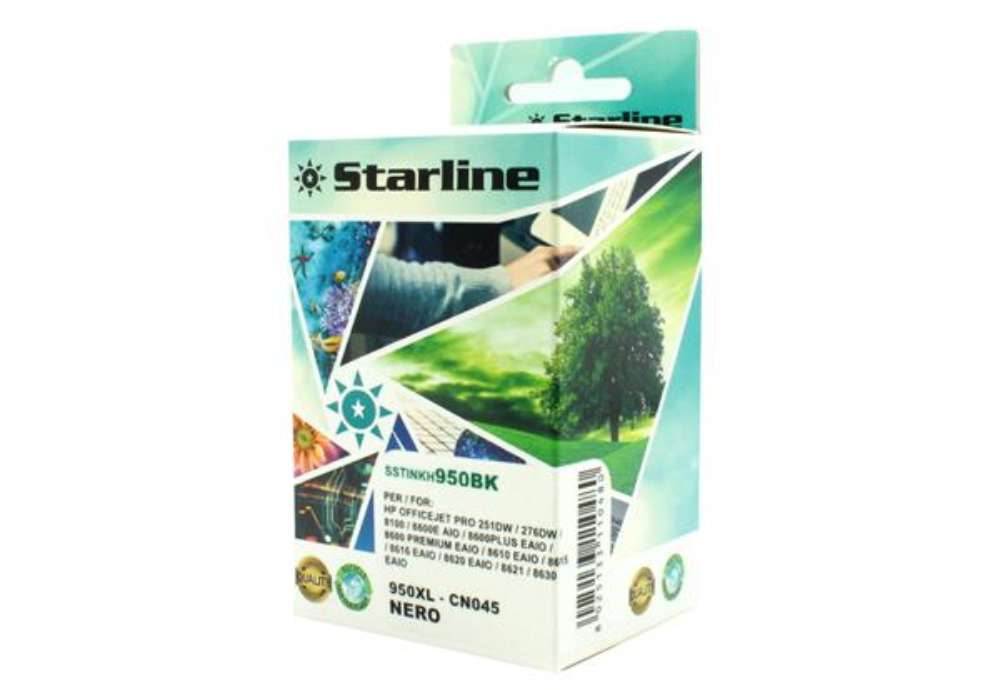 Immagine di Starline - Cartuccia ink Compatibile - per HP 950- Nero - CN045AN - 950XL - 75ml