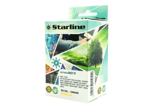 Immagine di Starline - Cartuccia ink Compatibile - per HP 951 - Giallo - CN048AN - 26ml
