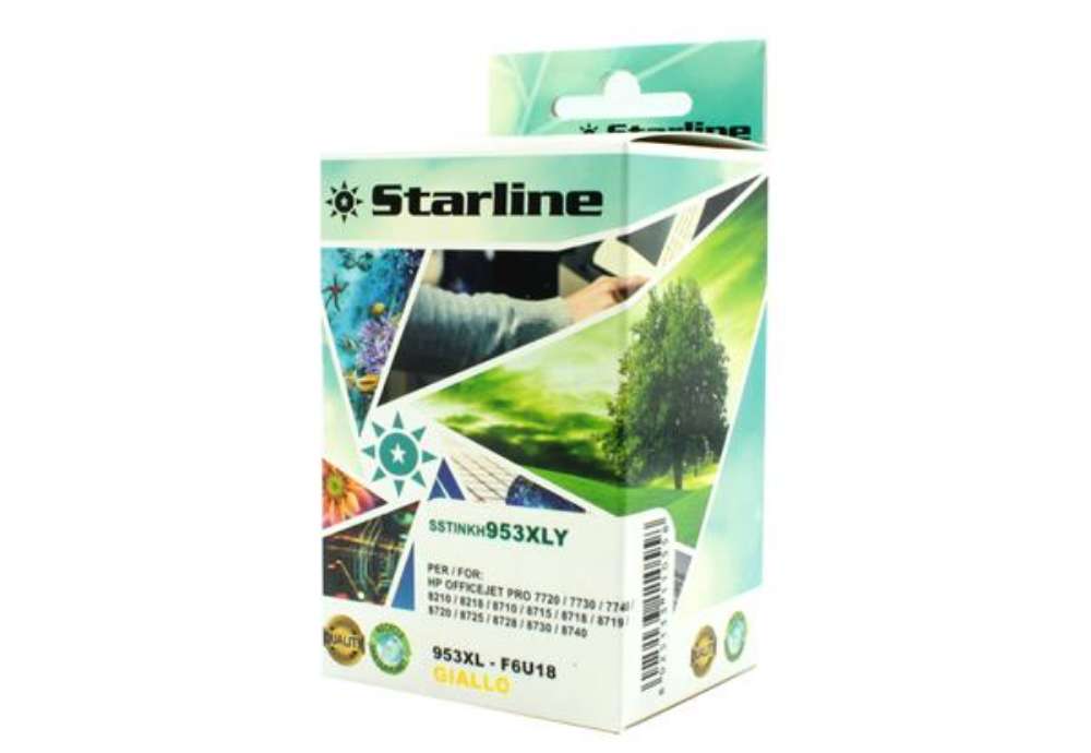 Immagine di Starline - Cartuccia ink Compatibile - Giallo – per HP 953XL - 26ml