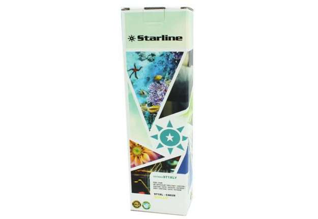Immagine di Starline - Cartuccia ink Compatibile - per HP 971 - Giallo - 113ml
