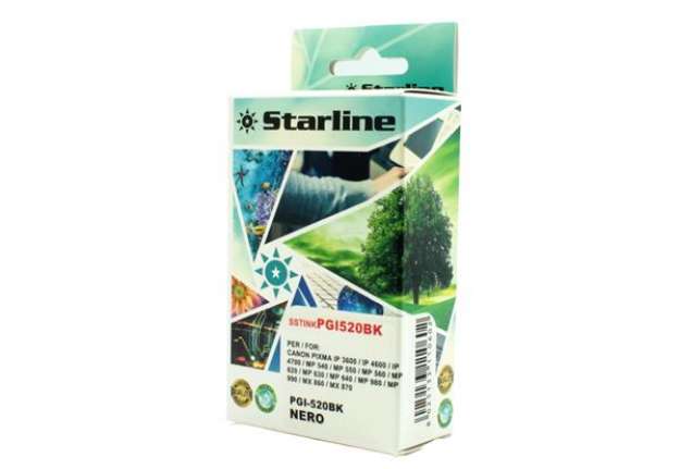 Immagine di Starline - Cartuccia ink - per Canon - Nero - PGI-520 -  2932B001 - 19,4ml
