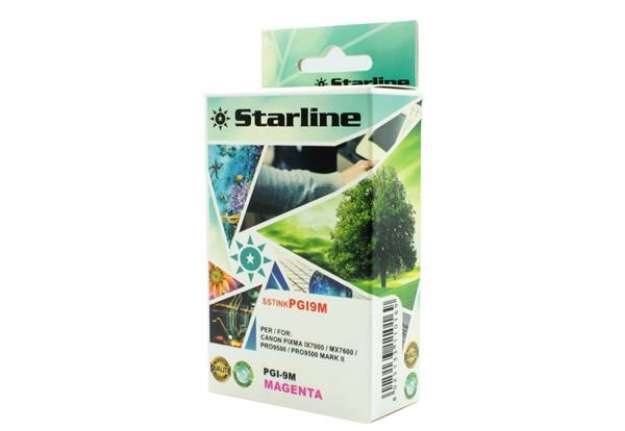 Immagine di Starline - Cartuccia ink - per Canon - Magenta - PGI9 MA - 13,4ml