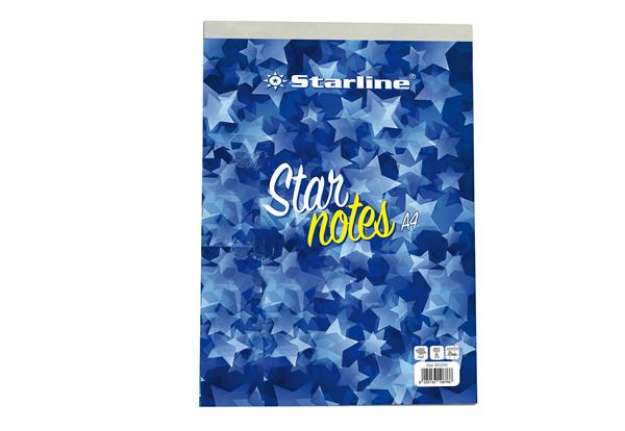 Immagine di Blocco note StarNotes A4 - 60 fogli - 5 mm - 210 x 297 mm - 60 gr - Starline