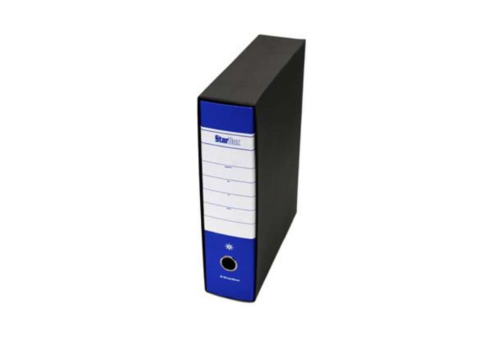 Immagine di Registratore Starbox - dorso 8 cm - protocollo 23 x 33 cm - blu - Starline