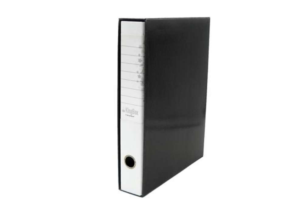 Immagine di Registratore Kingbox - dorso 5 cm - protocollo 23 x 33 cm - bianco - Starline
