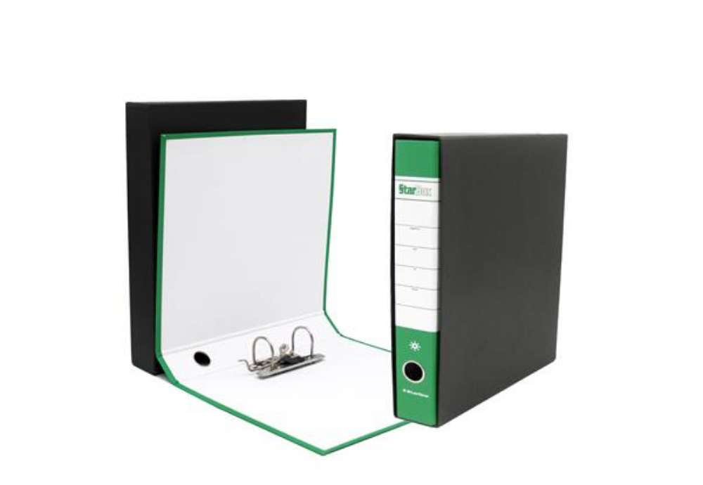 Immagine di Registratore Starbox - dorso 5 cm - commerciale 23 x 30 cm - verde - Starline