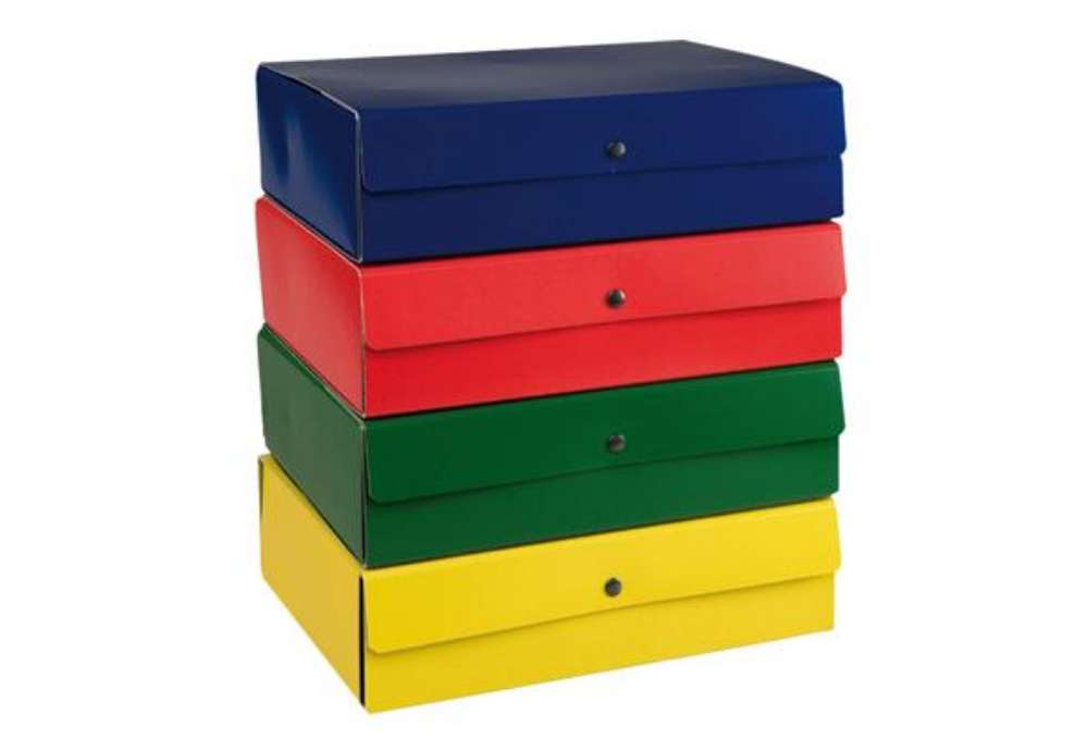 Immagine di Scatola progetto - dorso 12 cm - blu - Starline
