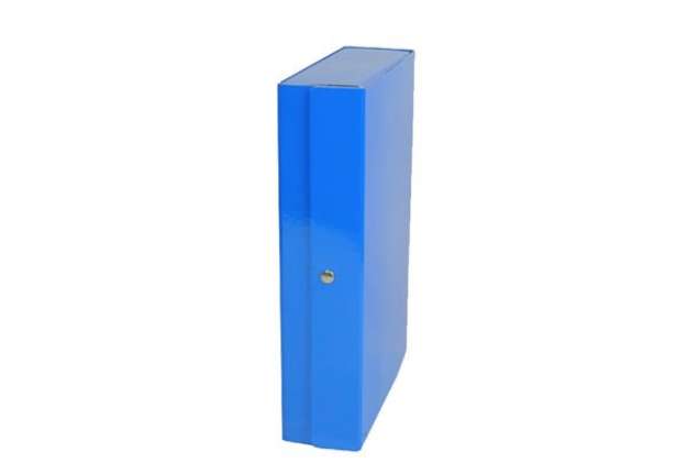 Immagine di Scatola progetto Glossy - dorso 6 cm - azzurro - Starline