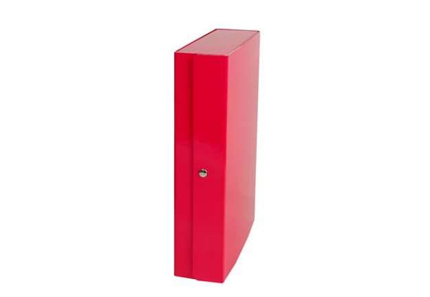 Immagine di Scatola progetto Glossy - dorso 8 cm - rosso - Starline