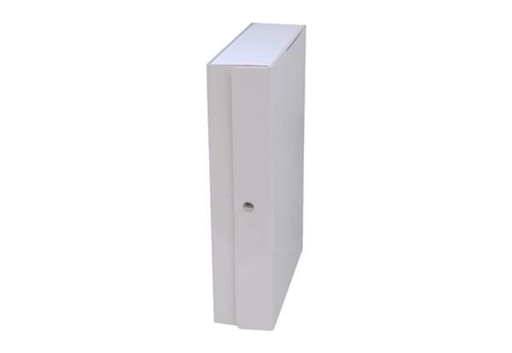 Immagine di Scatola progetto Glossy - dorso 8 cm - bianco - Starline