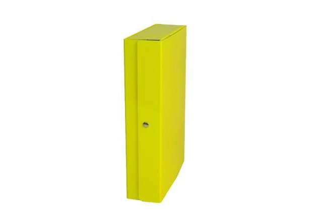 Immagine di Scatola progetto Glossy - dorso 10 cm - giallo - Starline