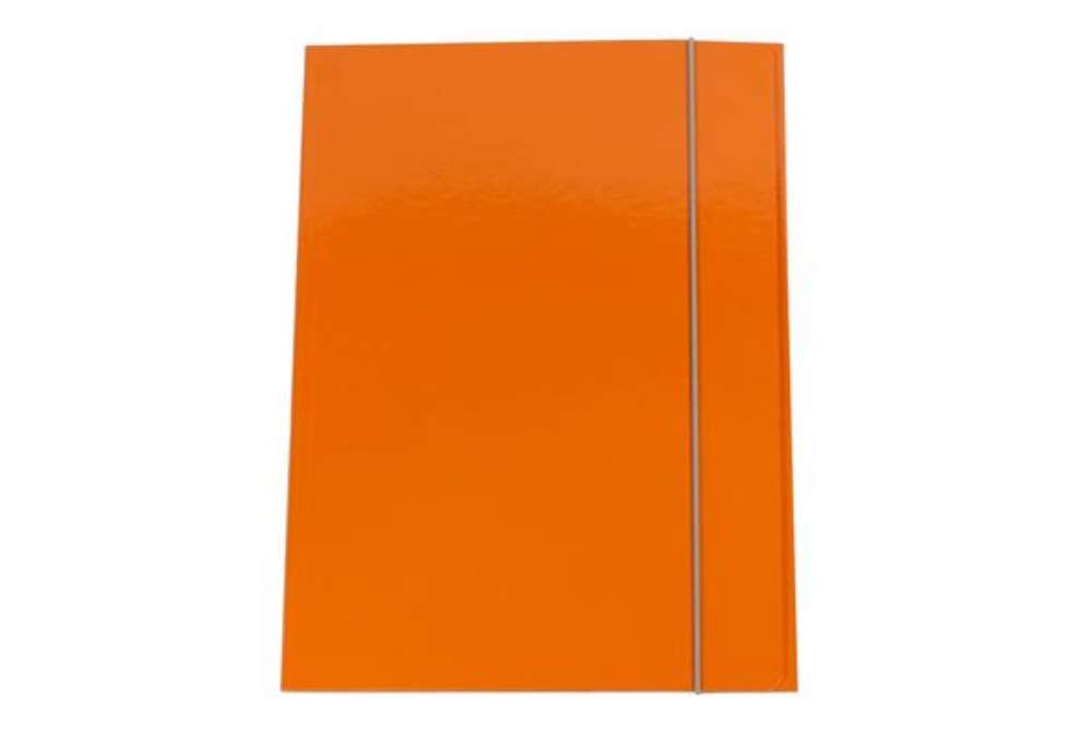 Immagine di Cartella 3 lembi con elastico Queen - A4 - dorso variabile - cartone plastificato - arancio - Starli