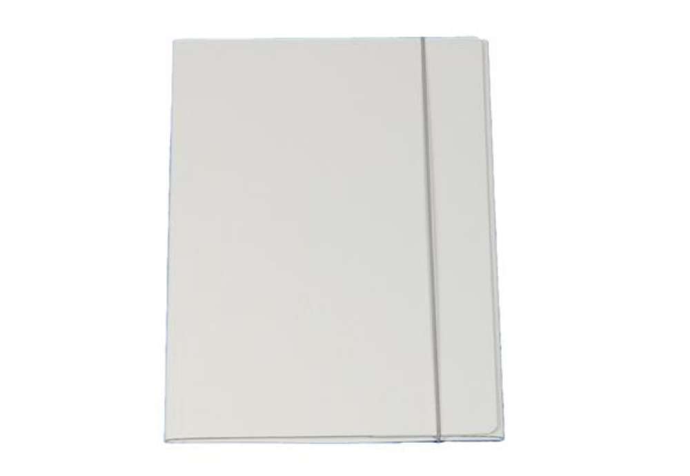 Immagine di Cartella 3 lembi con elastico Queen - A4 - dorso variabile - cartone plastificato - bianco - Starlin