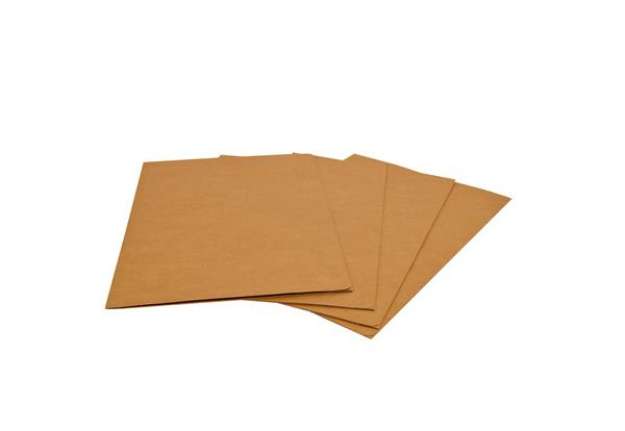 Immagine di Cartellina semplice - 225 gr - 24,5 x 34 cm - cartoncino kraft - avana - ECO - conf. 50 pezzi - Star