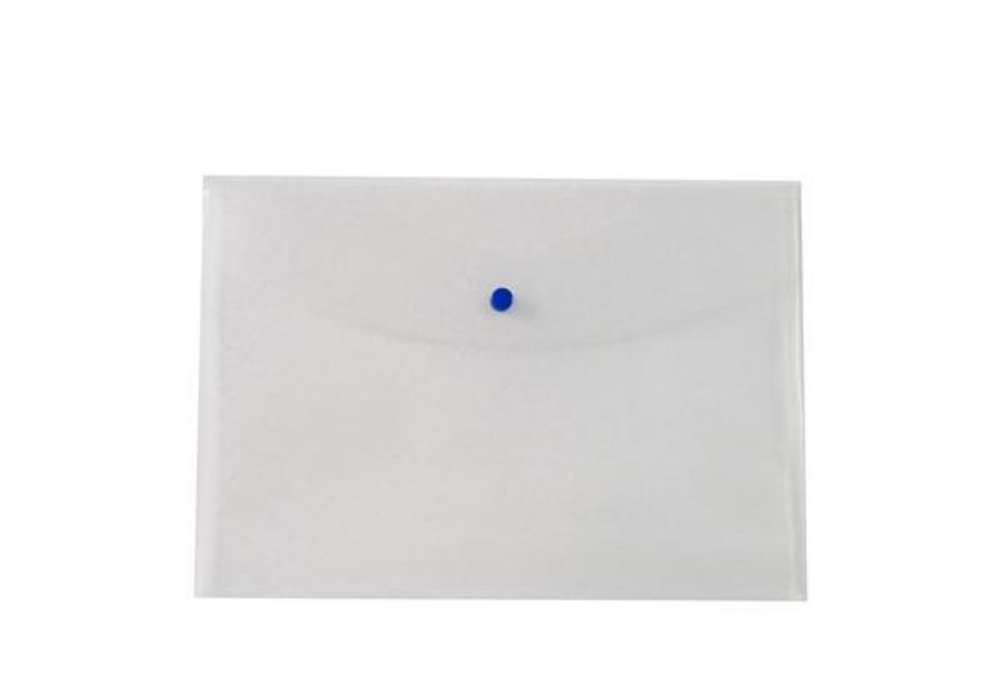 Immagine di Busta con bottone - A4 - PP - trasparente neutro - Starline