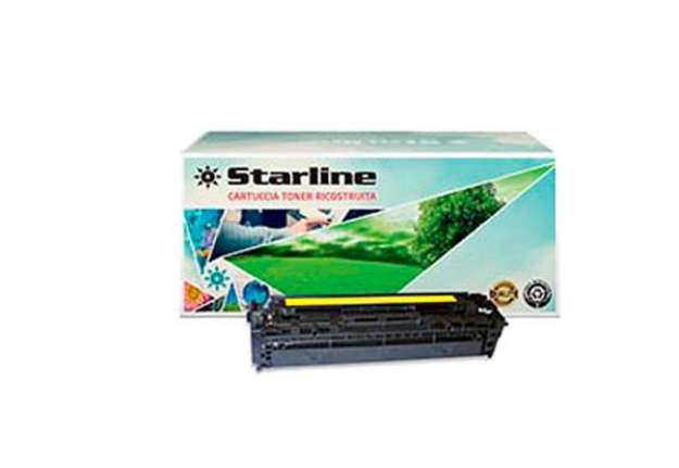 Immagine di Starline - Toner Ricostruito - per HP 125A - Giallo - CB542A - 1.400 pag