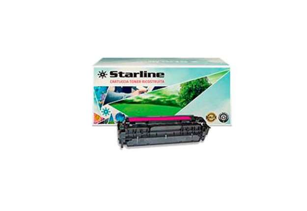 Immagine di Starline - Toner Ricostruito - per HP 304A - Magenta - CC533A - 2.800 pag