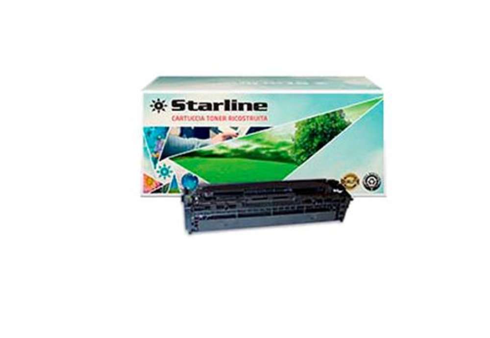 Immagine di Starline - Toner Ricostruito - per HP 128A- Nero - CE320A - 2.000 pag