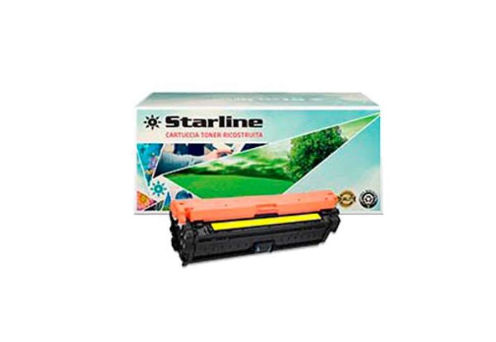 Immagine di Starline - Toner Ricostruito - per HP 307A - Giallo - CE742A - 7.300 pag