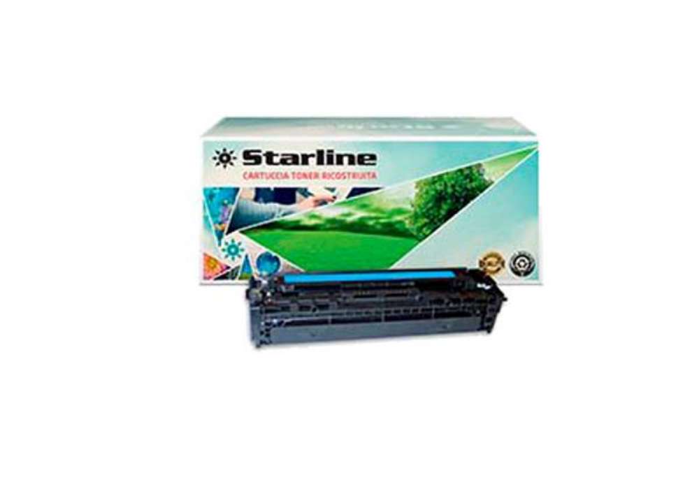 Immagine di Starline - Toner Ricostruito - per HP 131A - Ciano - CF211A - 1.800 pag