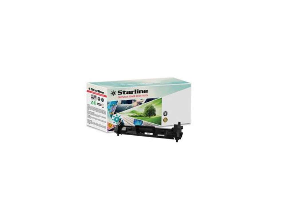 Immagine di Starline - Toner Ricostruito per HP 17A - Nero - CF217A - 1.600 pag