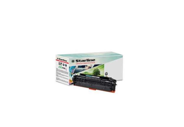 Immagine di Starline - Toner Ricostruito - per HP 312A - Ciano - CF381A - 2.700 pag