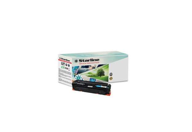 Immagine di Starline - Toner Ricostruito - per HP 410A - Ciano - CF411A - 2.300 pag