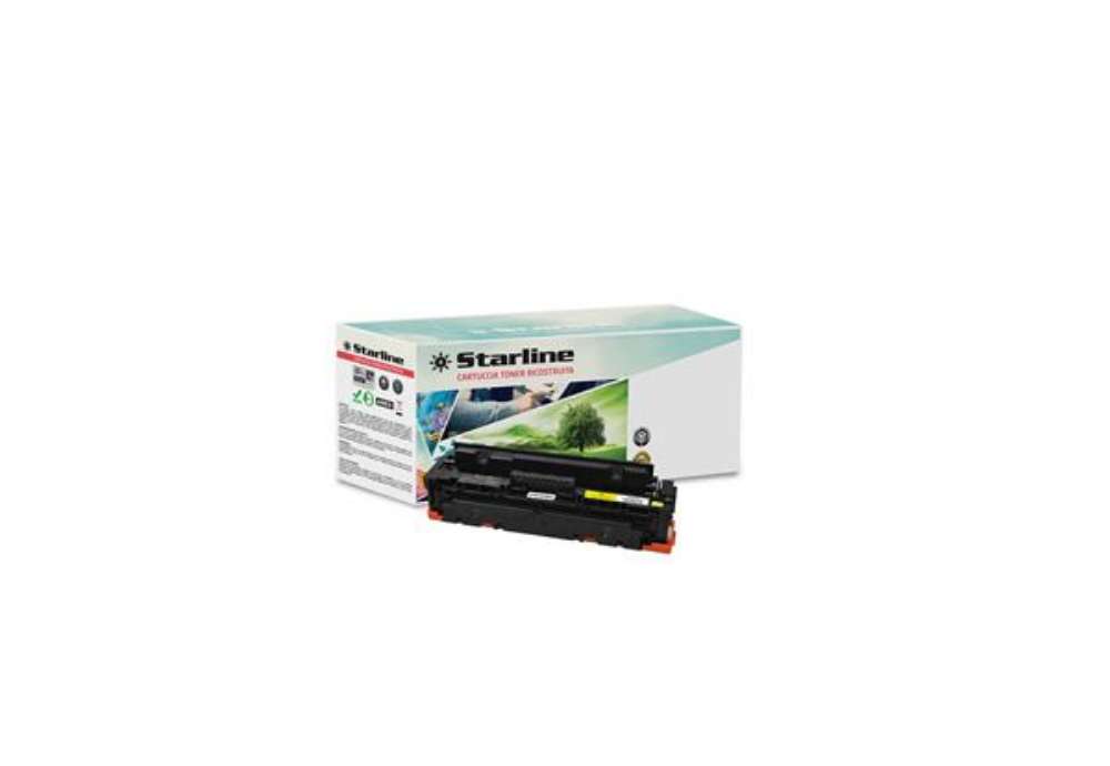 Immagine di Starline - Toner Ricostruito - per HP 410A - Giallo - CF412A - 2.300 pag