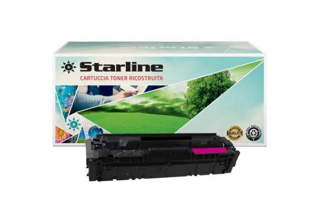 Immagine di Starline - Toner Ricostruito per HP 203A - Magenta - CF543A - 1.300 pag