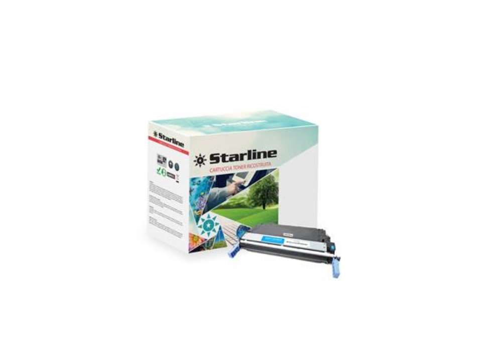 Immagine di Starline - Toner Ricostruito - per HP 643A - Ciano - Q5951A - 10.000 pag