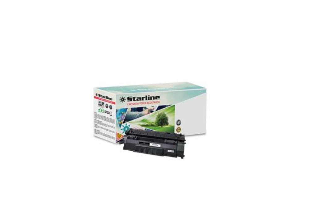 Immagine di Starline - Toner Ricostruito - per HP 53A - Nero - Q7553A - 3.000 pag