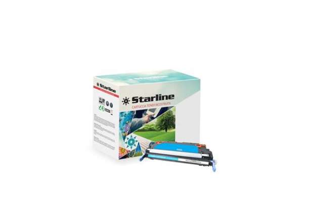 Immagine di Starline - Toner Ricostruito - per HP - Ciano - Q7581A - 6.000 pag
