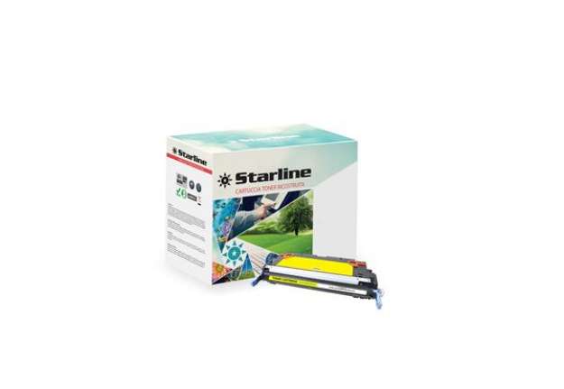 Immagine di Starline - Toner Ricostruito - per HP - Giallo - Q7582A - 6.000 pag