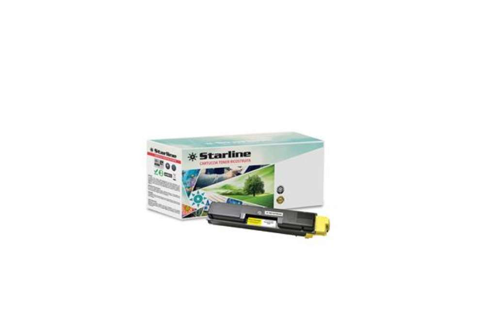Immagine di Starline - Toner Ricostruito - per Kyocera - Giallo - TK-580Y - 2.800 pag