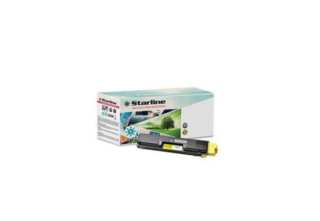 Immagine di Starline - Toner Ricostruito - per Kyocera - Giallo - TK-580Y - 2.800 pag