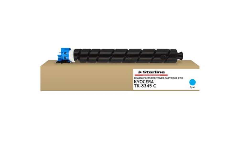 Immagine di Starline - Toner ricostruito per Kyocera - Ciano - TK8345C - 12.000 pag