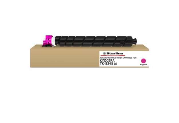 Immagine di Starline - Toner ricostruito per Kyocera Taskalfa 2552/2553 Series - Magenta - TK8345M - 12.000 pag