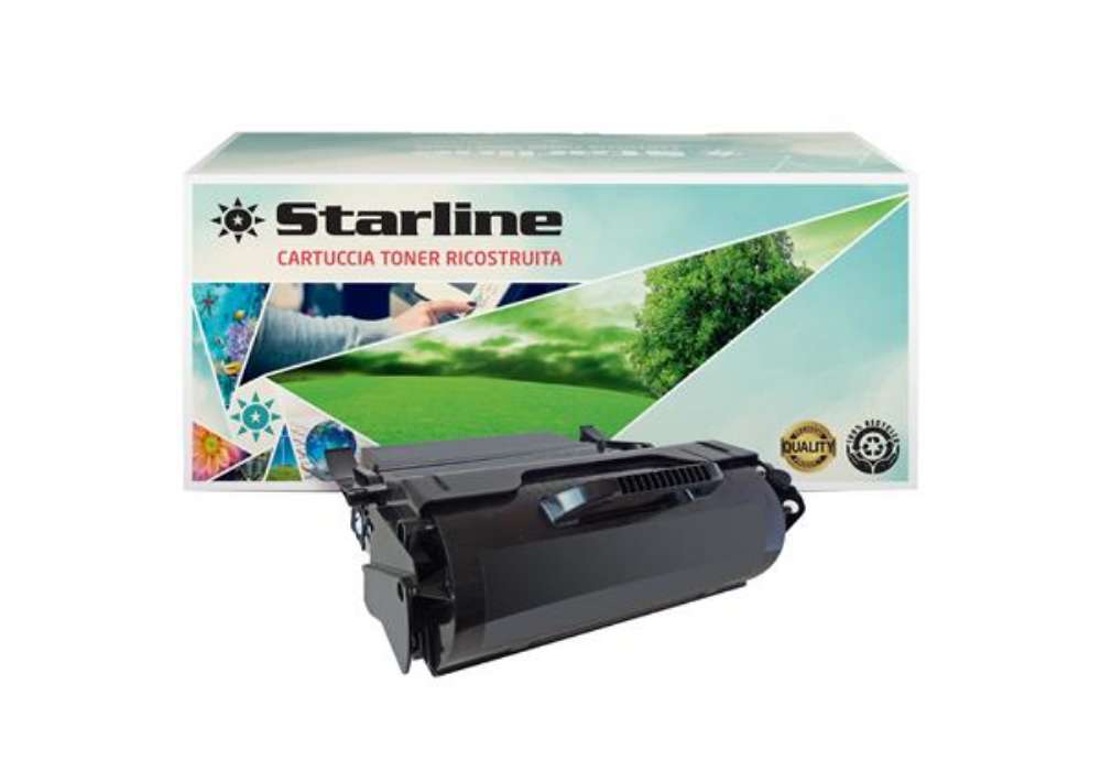Immagine di Starline - Toner Ricostruito - per Lexmark - Nero - T650H21E - 25.000 pag